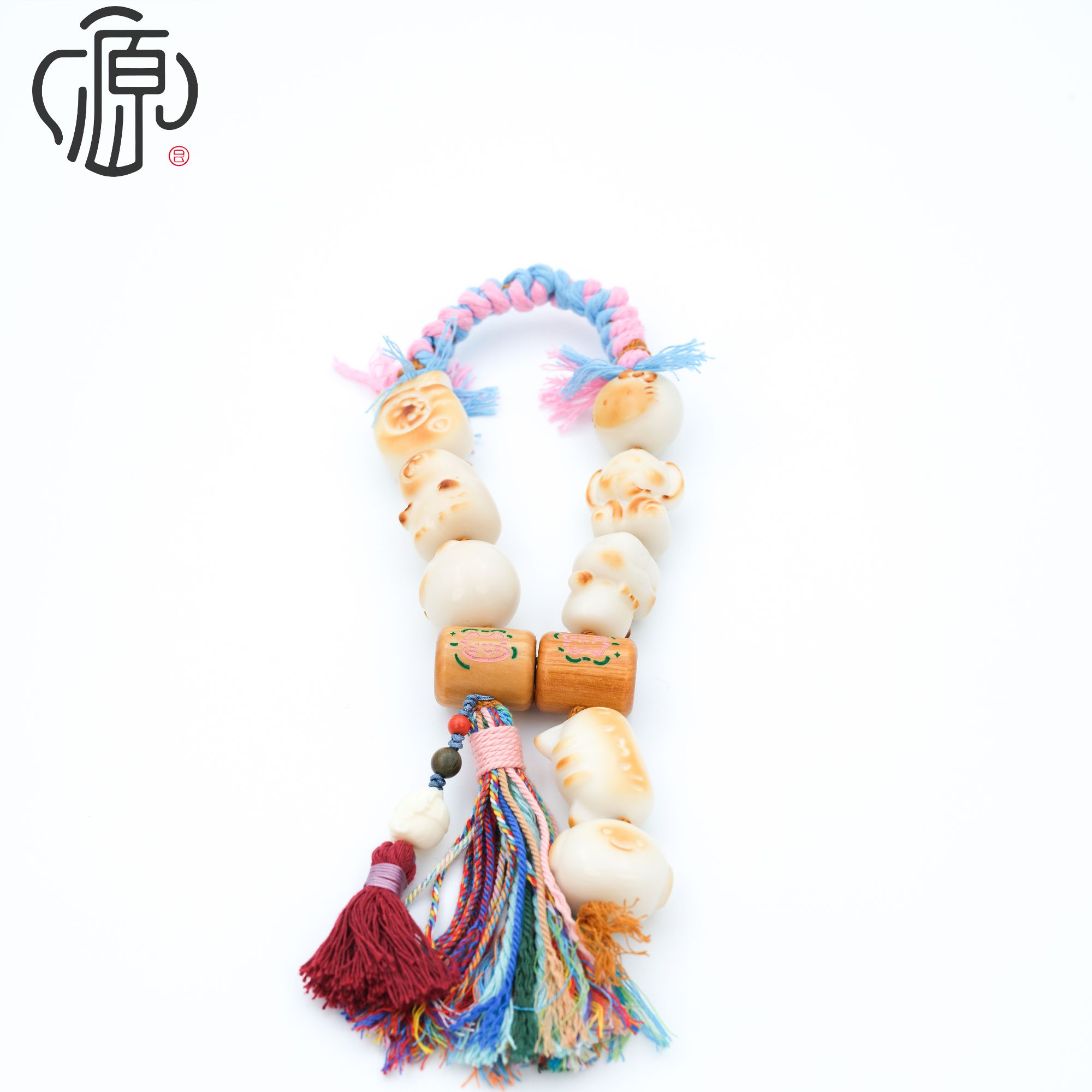 【源起】磁吸双节棍菩提牙果手持（手工编绳多宝）