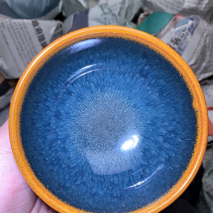 茶盏微瑕，建盏主人杯，介意勿拍