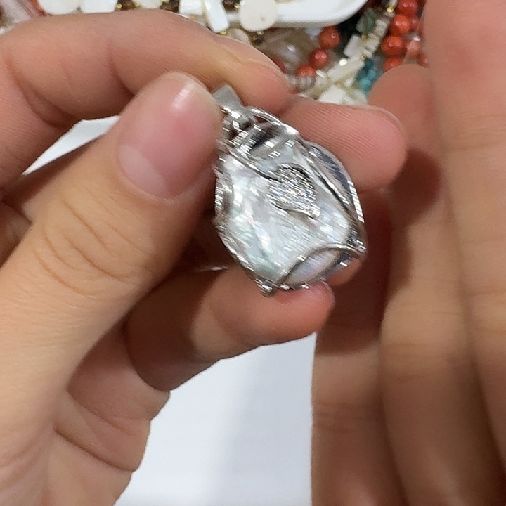 玛瑙/玉髓合金珠宝半成品32号打包