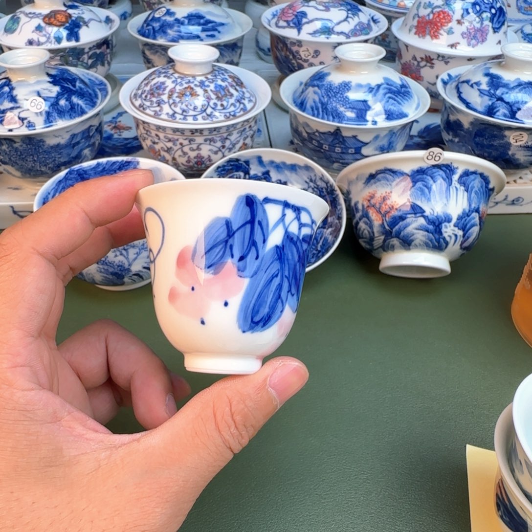 纯手工纯手绘茶具95