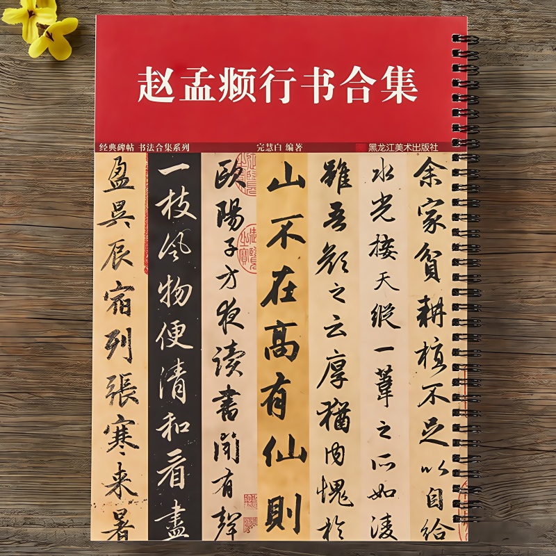 赵孟頫行书千字文洛神赋赤壁赋闲居赋梅花诗入门行书毛笔书法字帖