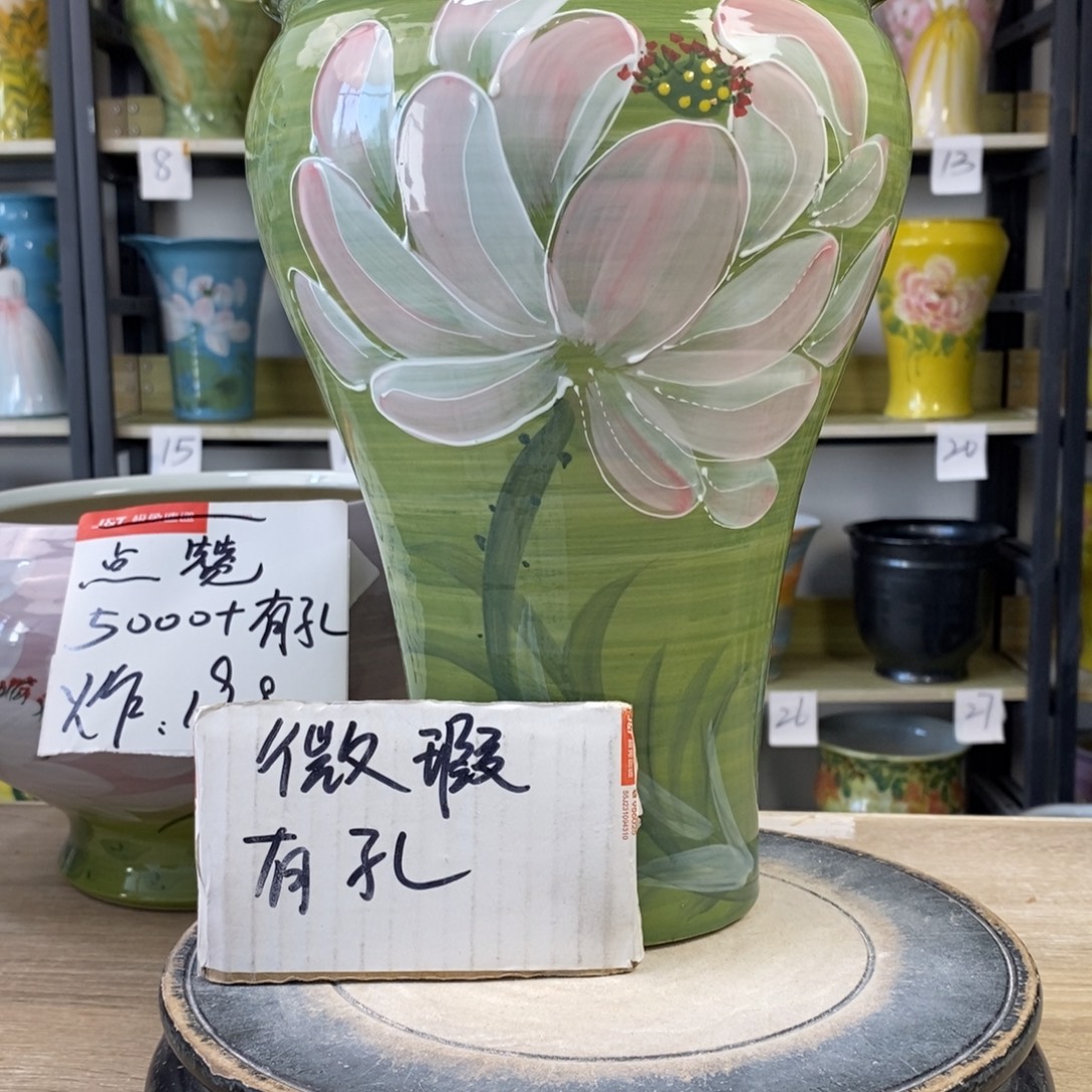 景德镇手工手绘陶瓷花盆