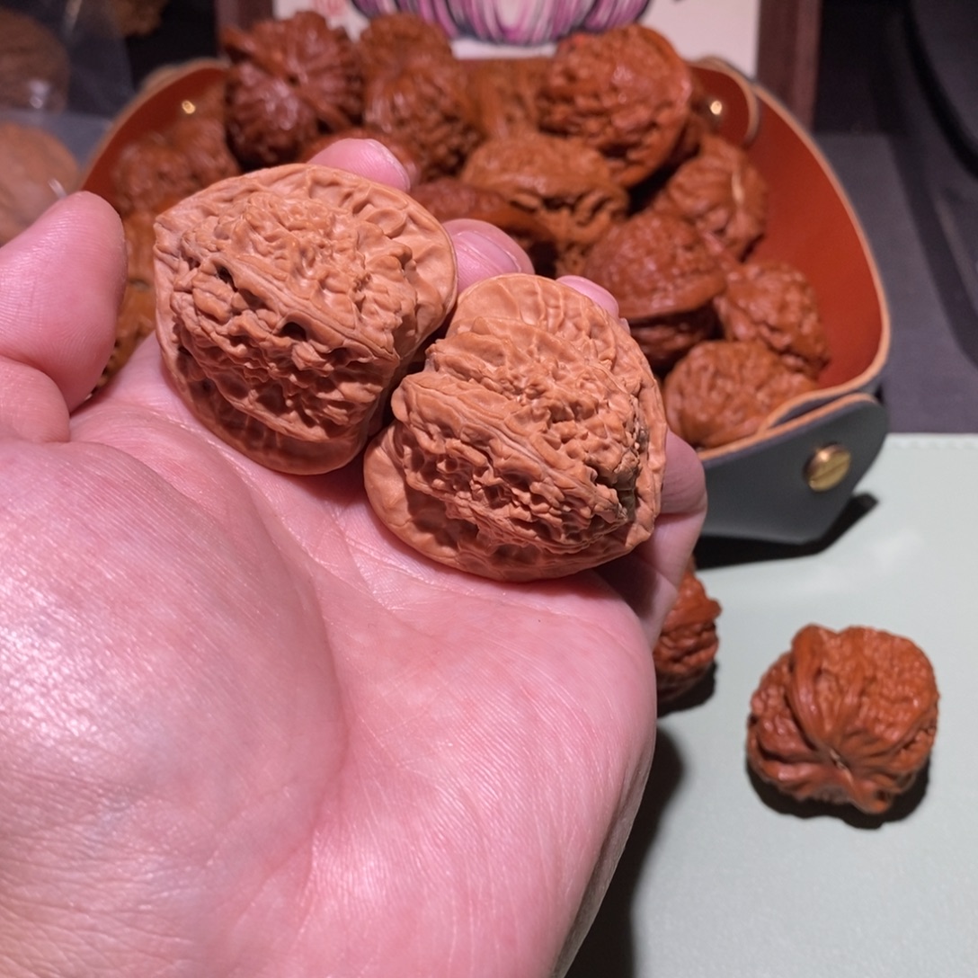 吊坠文玩核桃全品39三角白