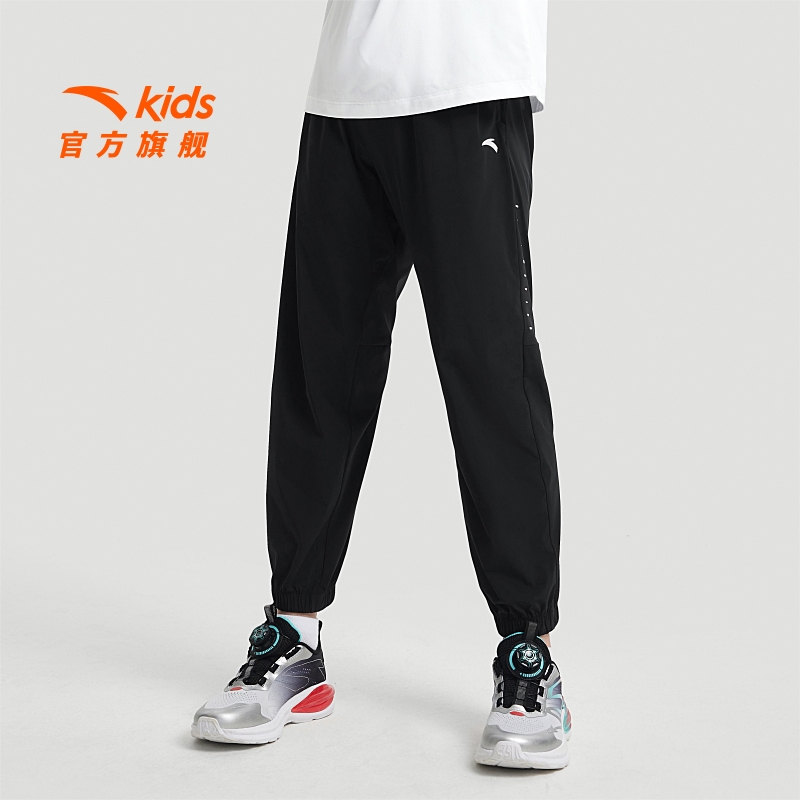 安踏儿童男女大童运动长裤秋季新款舒适亲肤速干运动裤