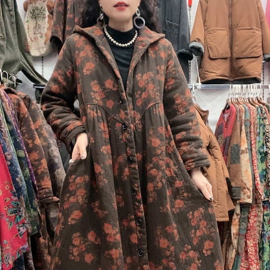 织绣招财猫棉袄3323-20