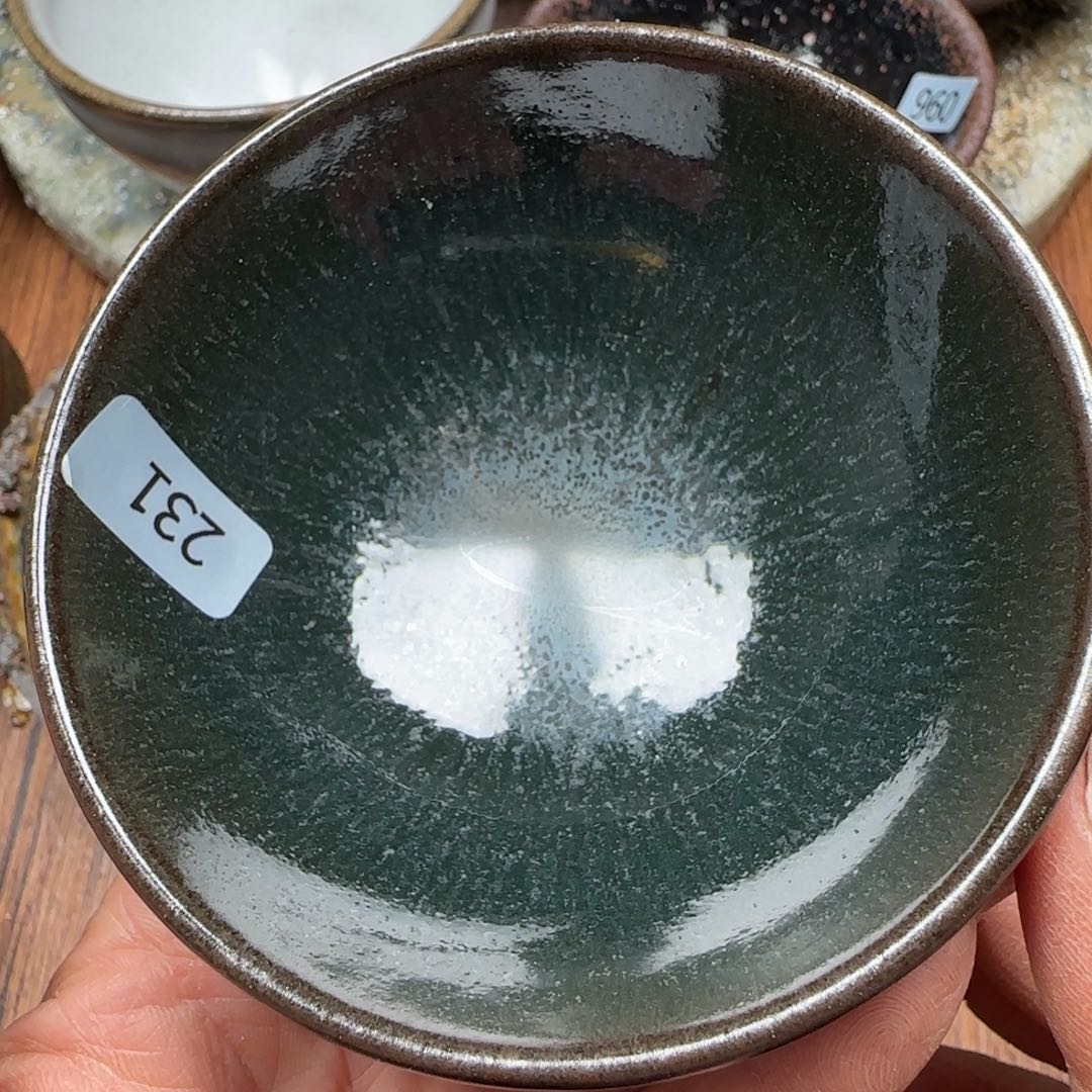 柴烧建盏茶盏茶杯231