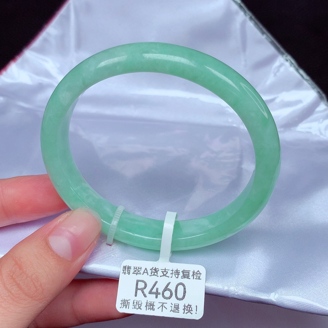 翡翠未镶嵌手镯（贵妃镯）贵妃54