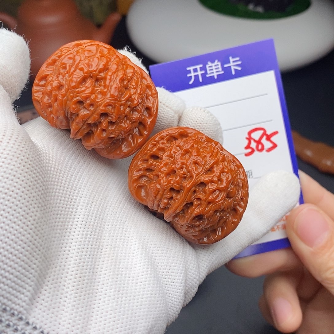 把件文玩核桃43血麒麟385