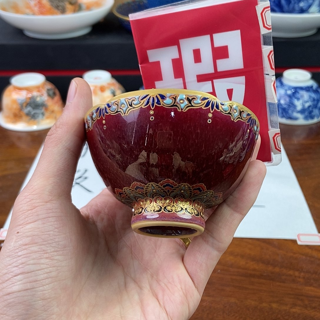 杯景德镇手绘陶瓷艺术