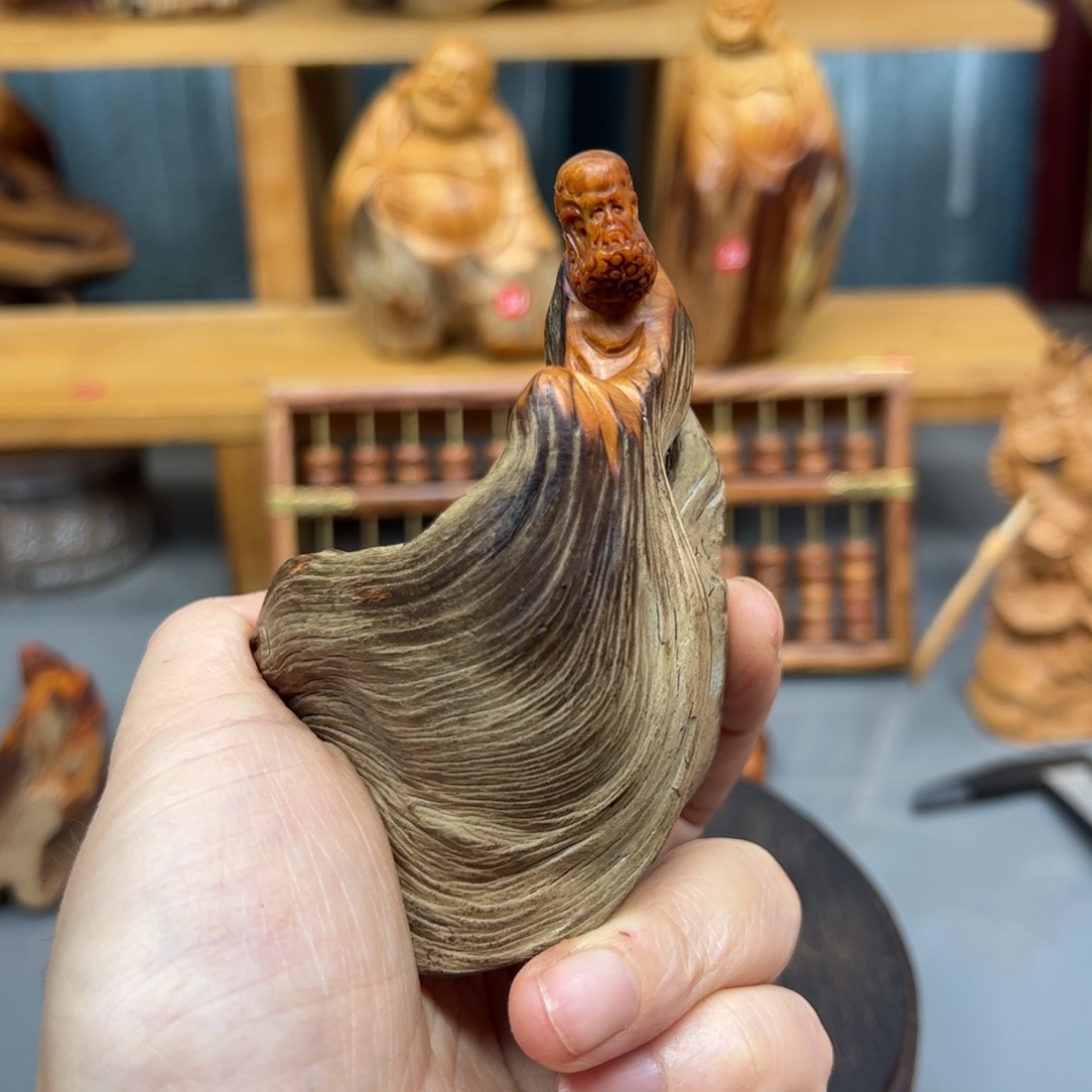 影***h柏木崖柏木摆件手把件