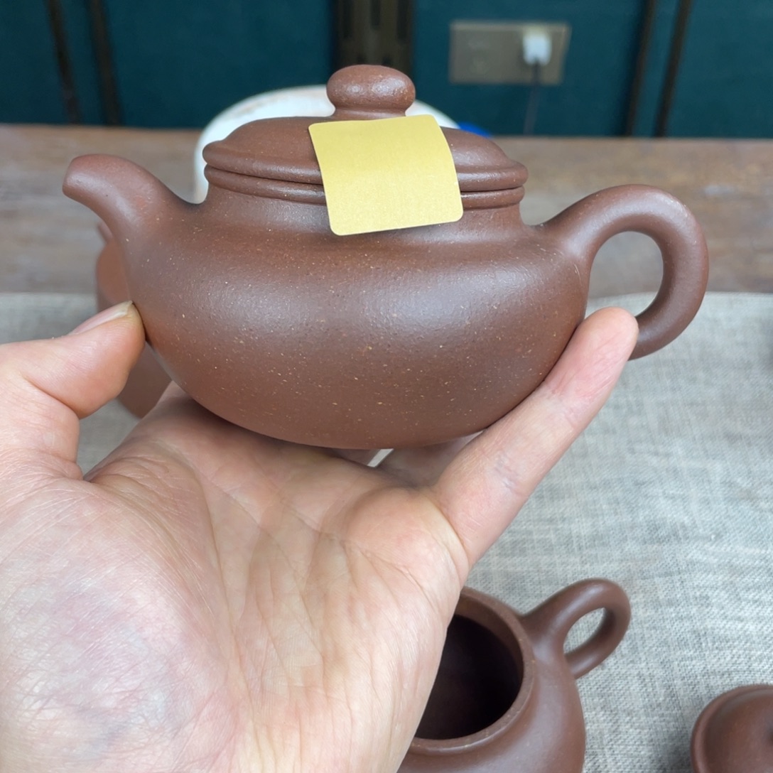 大***韩茶杯底槽青宜兴紫砂工艺