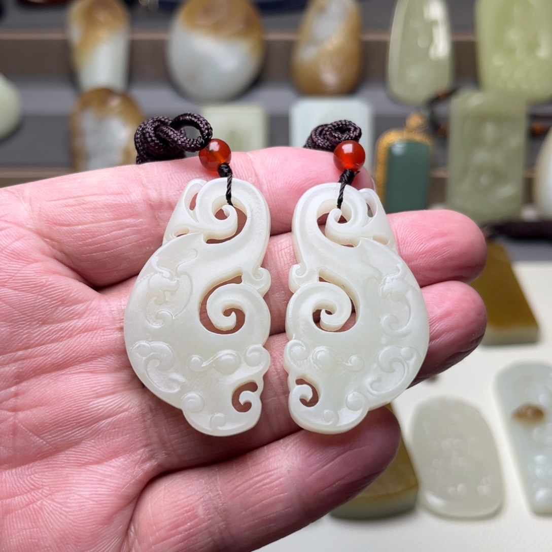 和田玉吊坠(不含链)未镶嵌