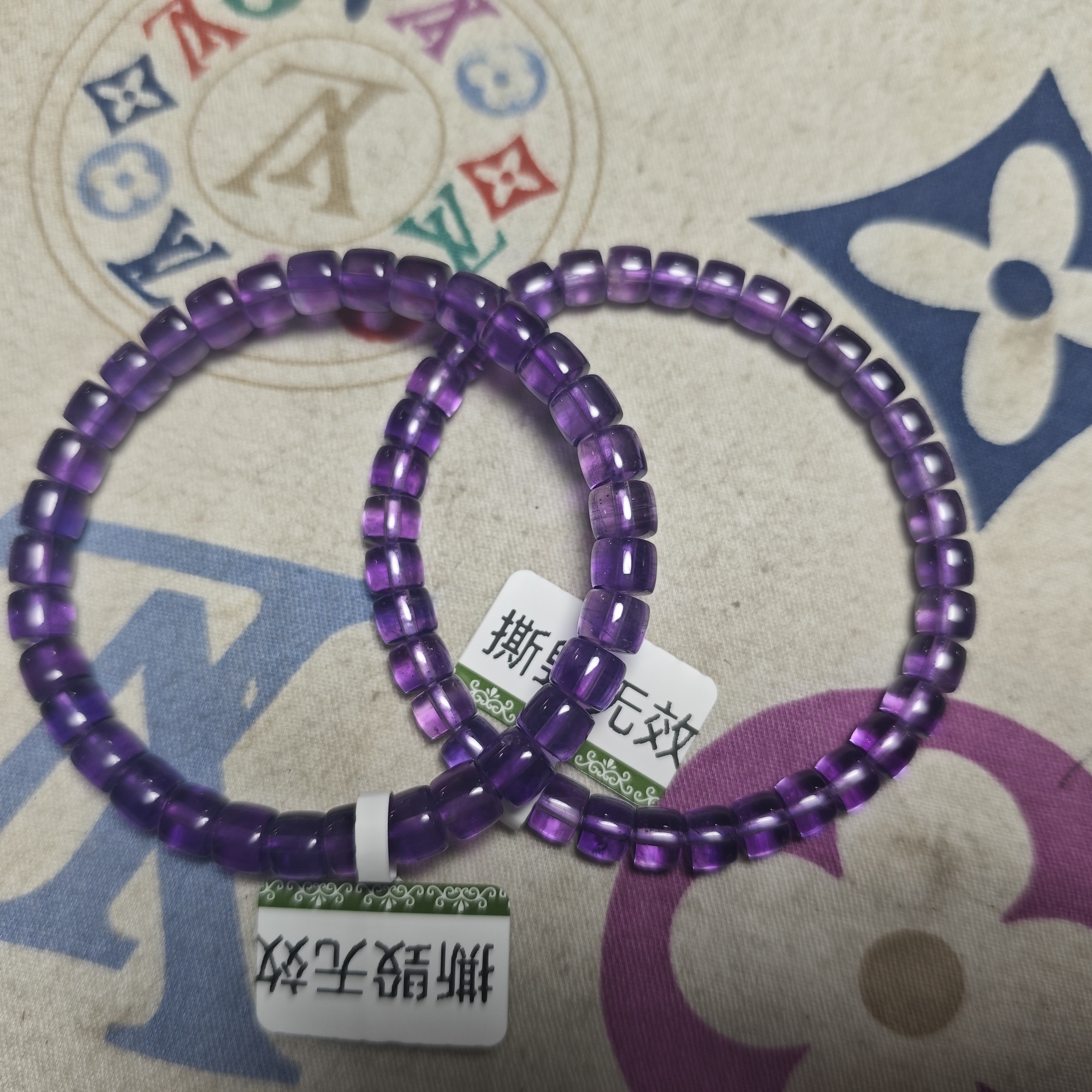 天然紫水晶直切卡6左右多样性发货拍一发一