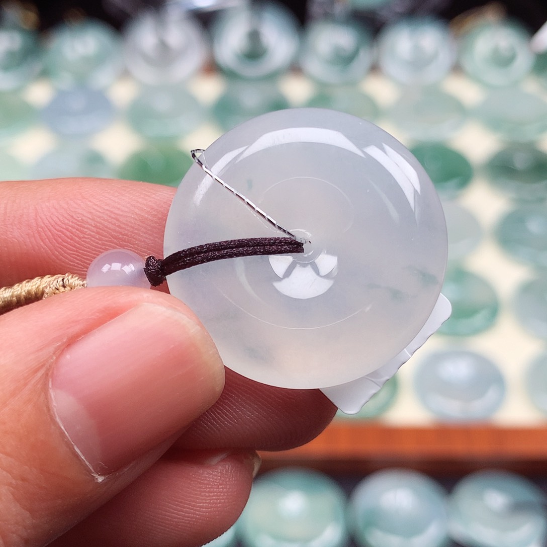 颈饰未镶嵌翡翠26.8-5.8mm