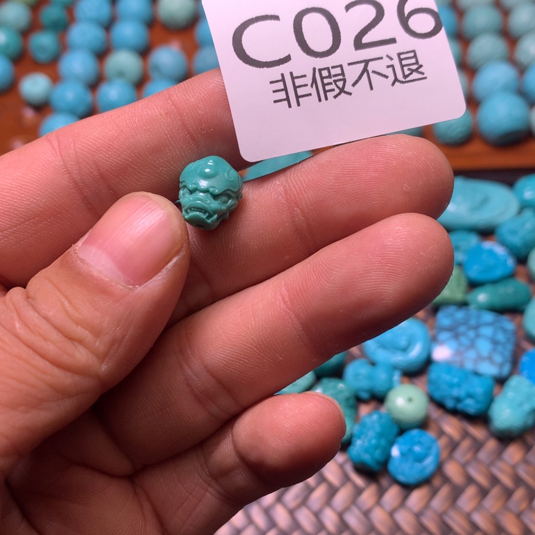 绿松石珠宝奇石未镶嵌