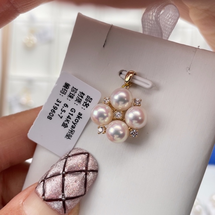 海水珍珠颈饰14K金镶嵌