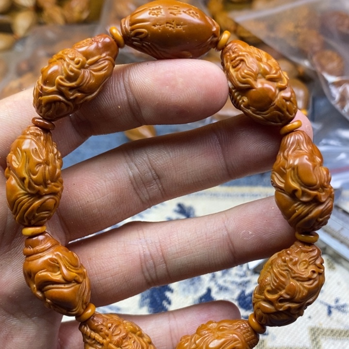 手串/手链橄榄核橄榄核雕工艺手串