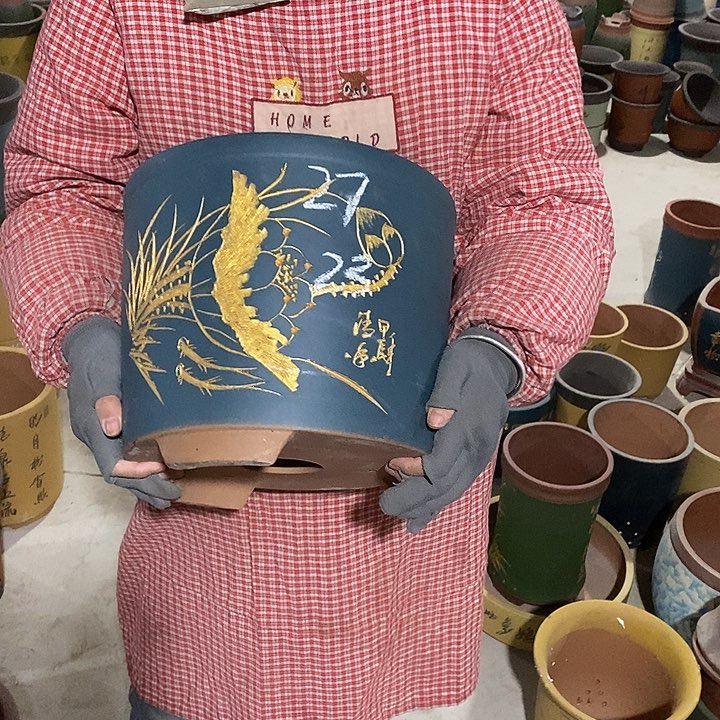 紫砂花盆紫砂花盆