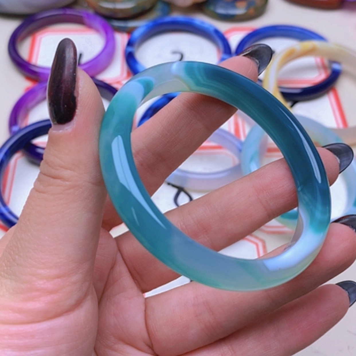 【闪购商品】未镶嵌玛瑙/玉髓珠宝半成品6***3