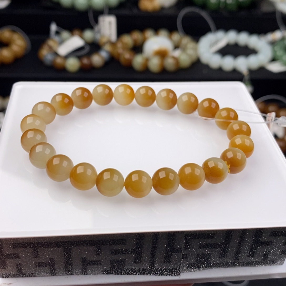 和田玉手串未镶嵌1*π