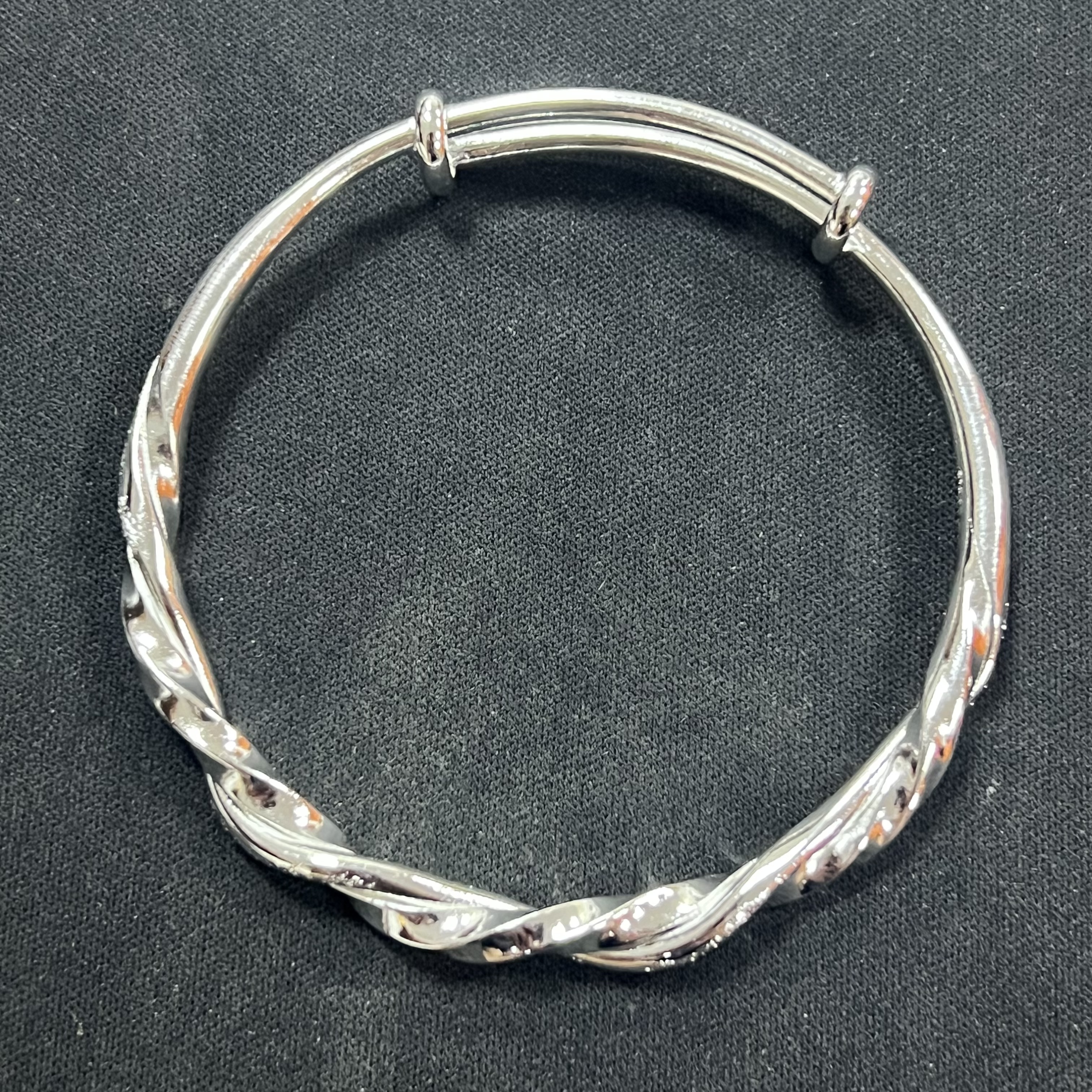 YZ026  密莫比乌斯精品手环  精品银色手环（无礼盒）