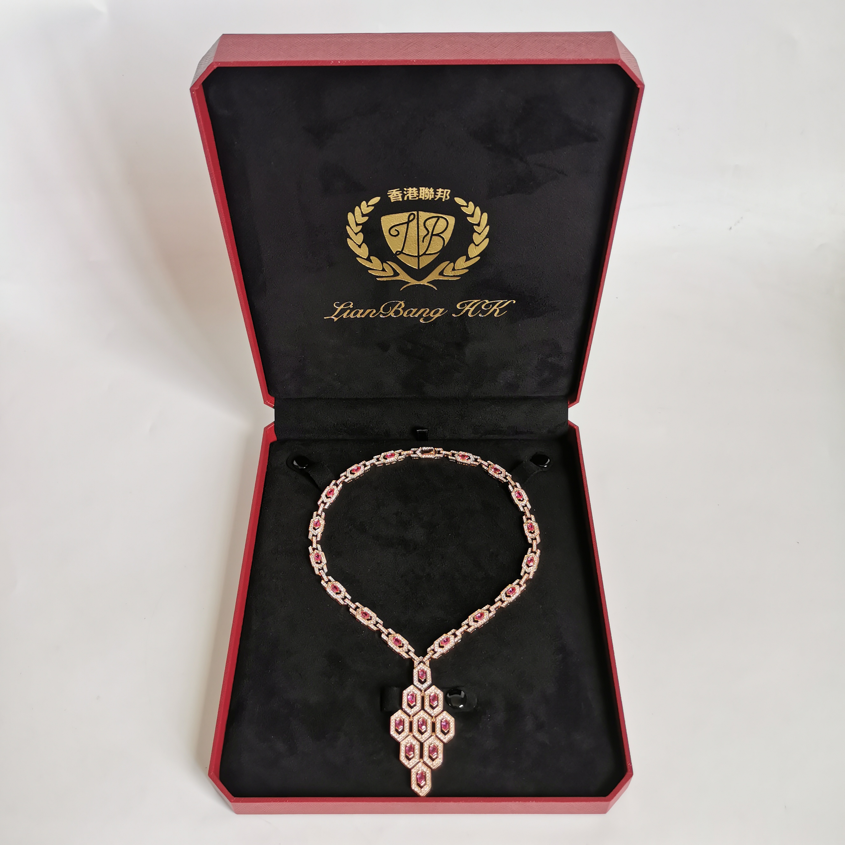 2312红项链--红--精工红项链赠礼盒hong