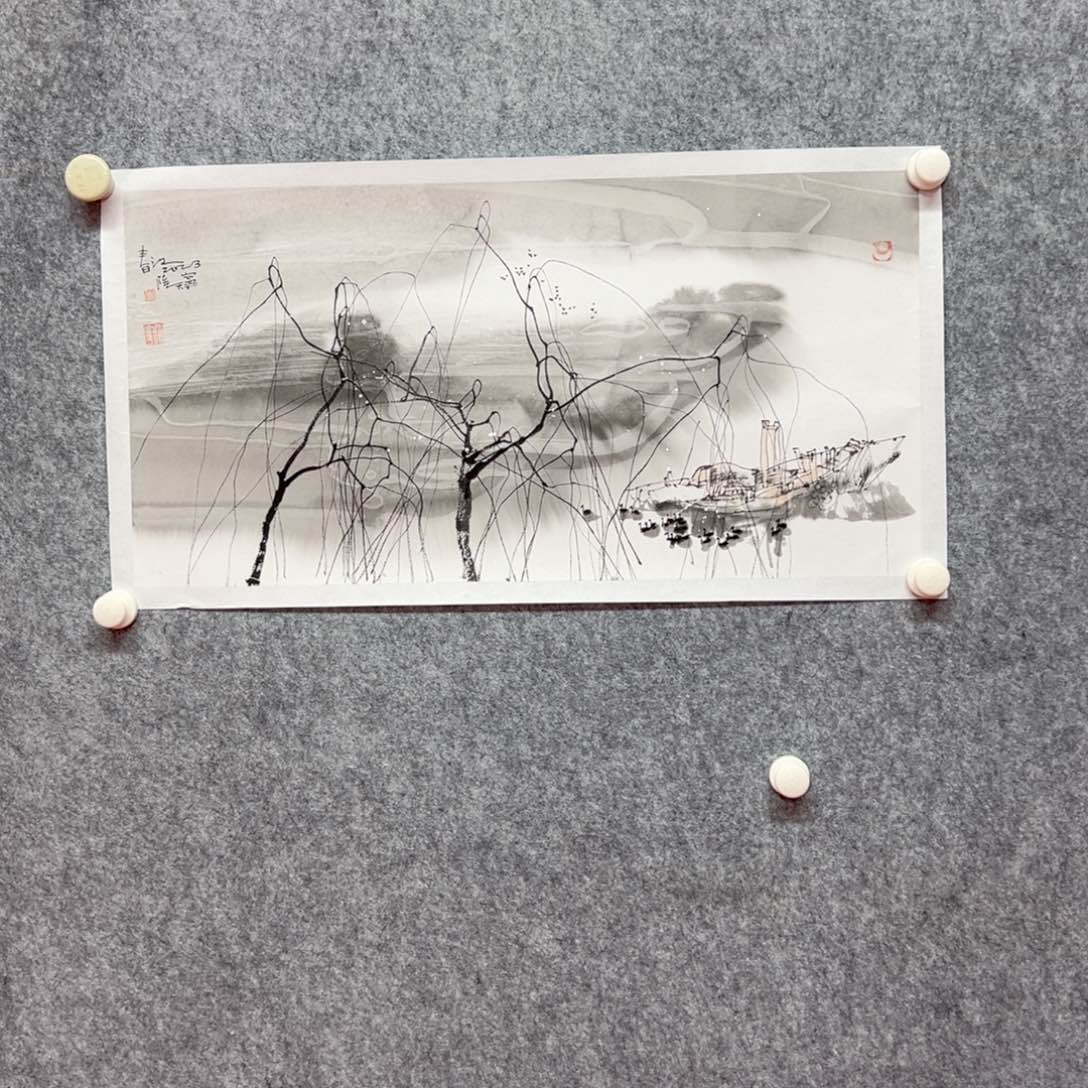 国画陆天宁国画精品