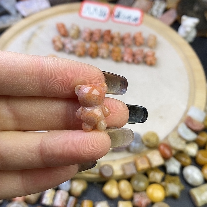 针钠钙石（海纹石）未镶嵌颈饰7