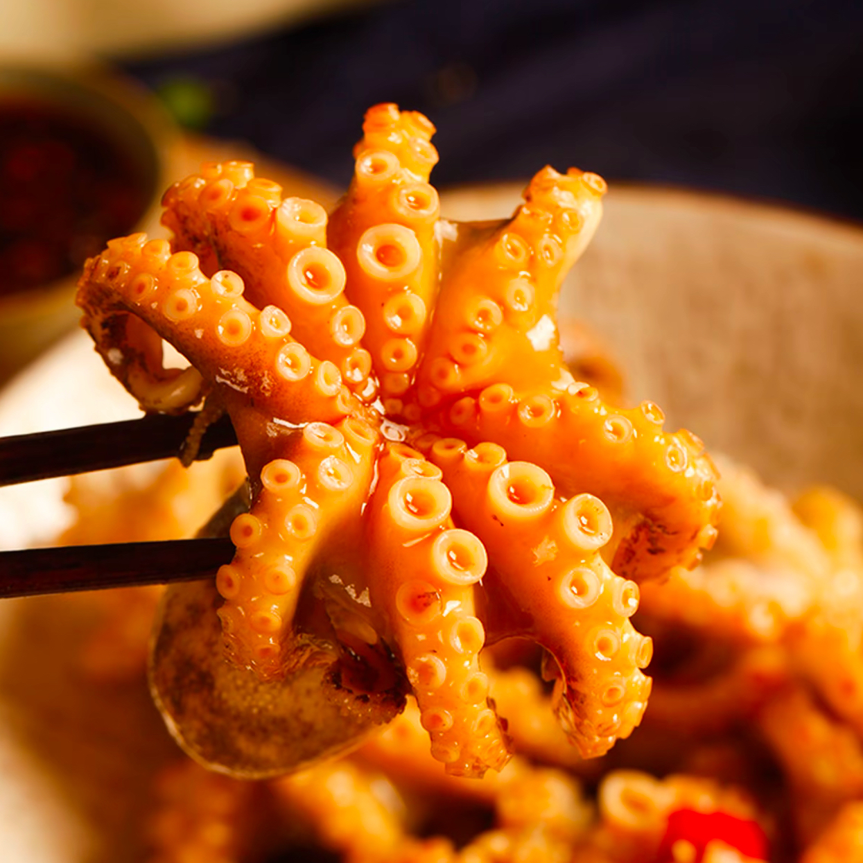 麻辣八爪鱼，短腿八爪，鲜活制作，开袋即食，顺丰包邮送到家