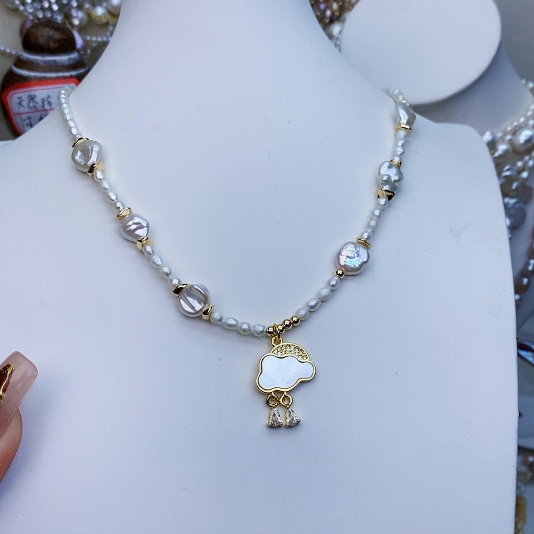 淡水珍珠颈饰未镶嵌