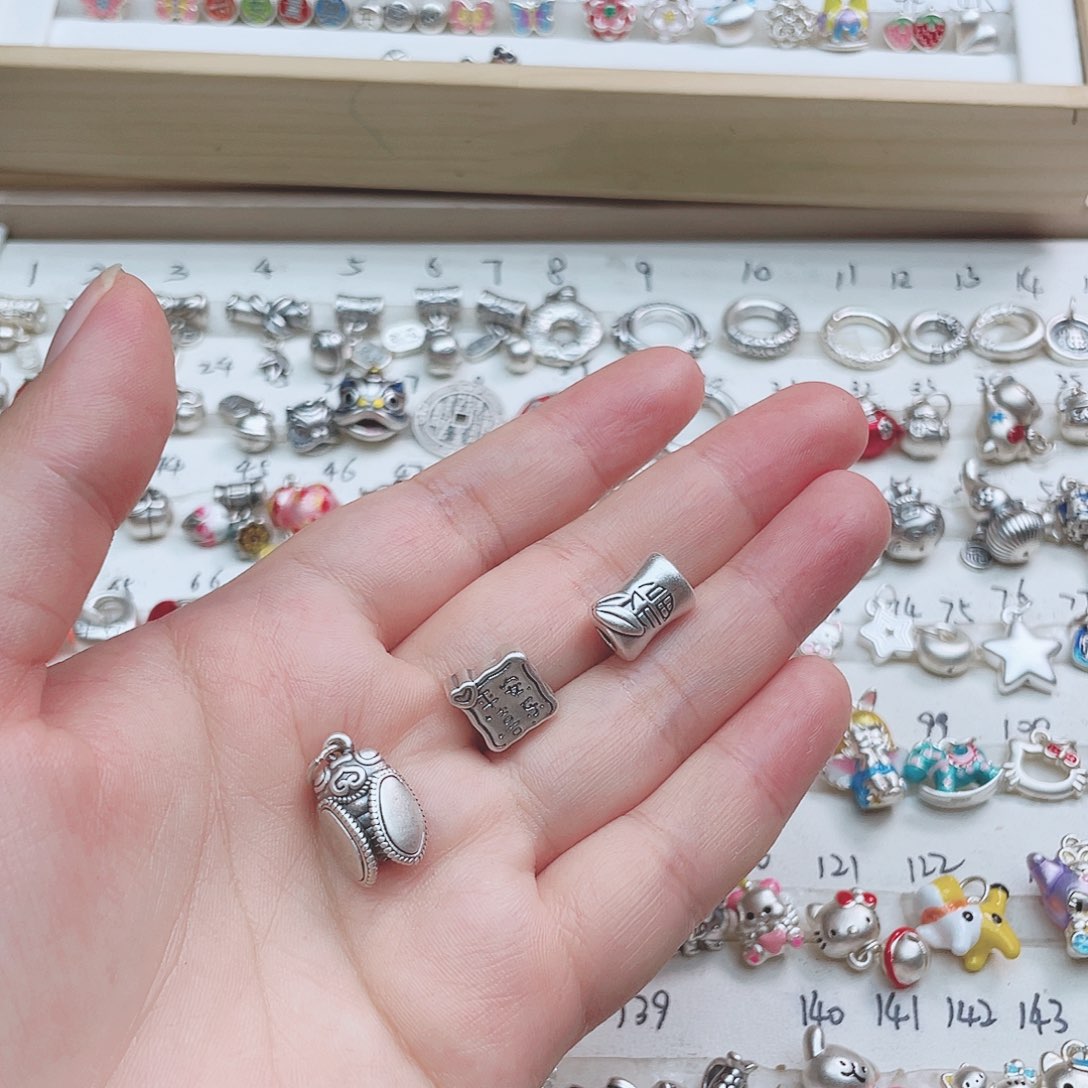 珐琅足银足银999，三个