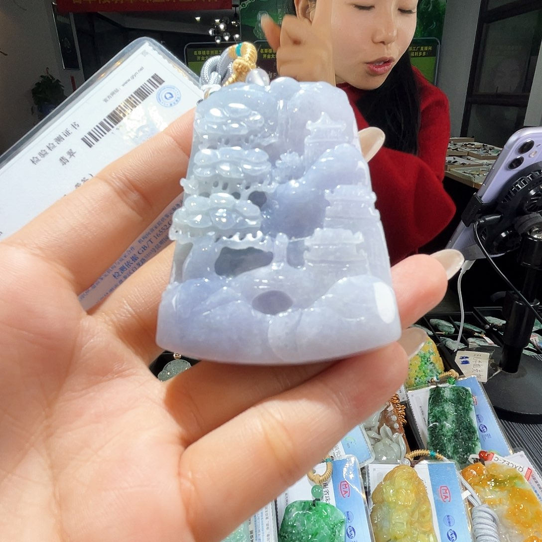 颈饰未镶嵌翡翠一