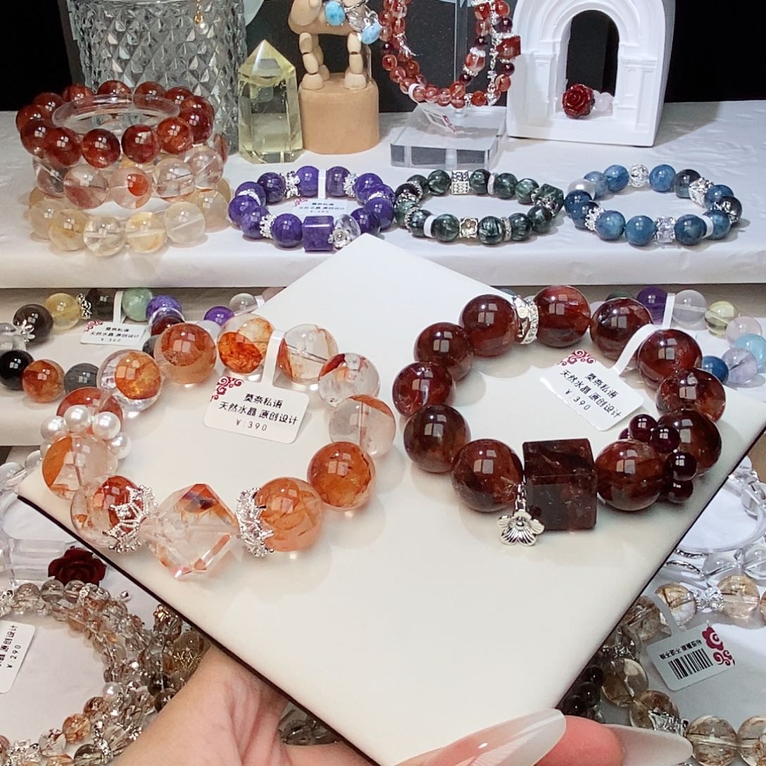 水晶手链未镶嵌胶花系列挑选款