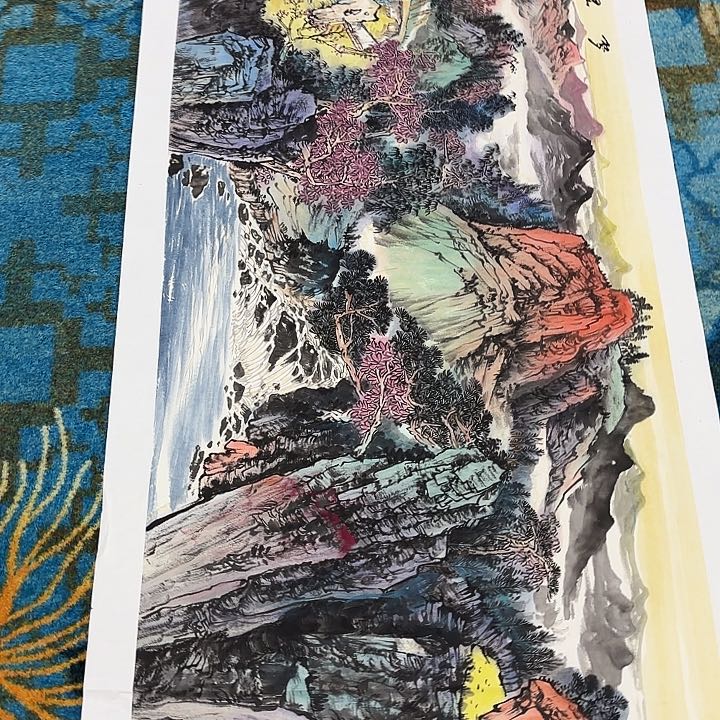 国画苏珊老师展览原作