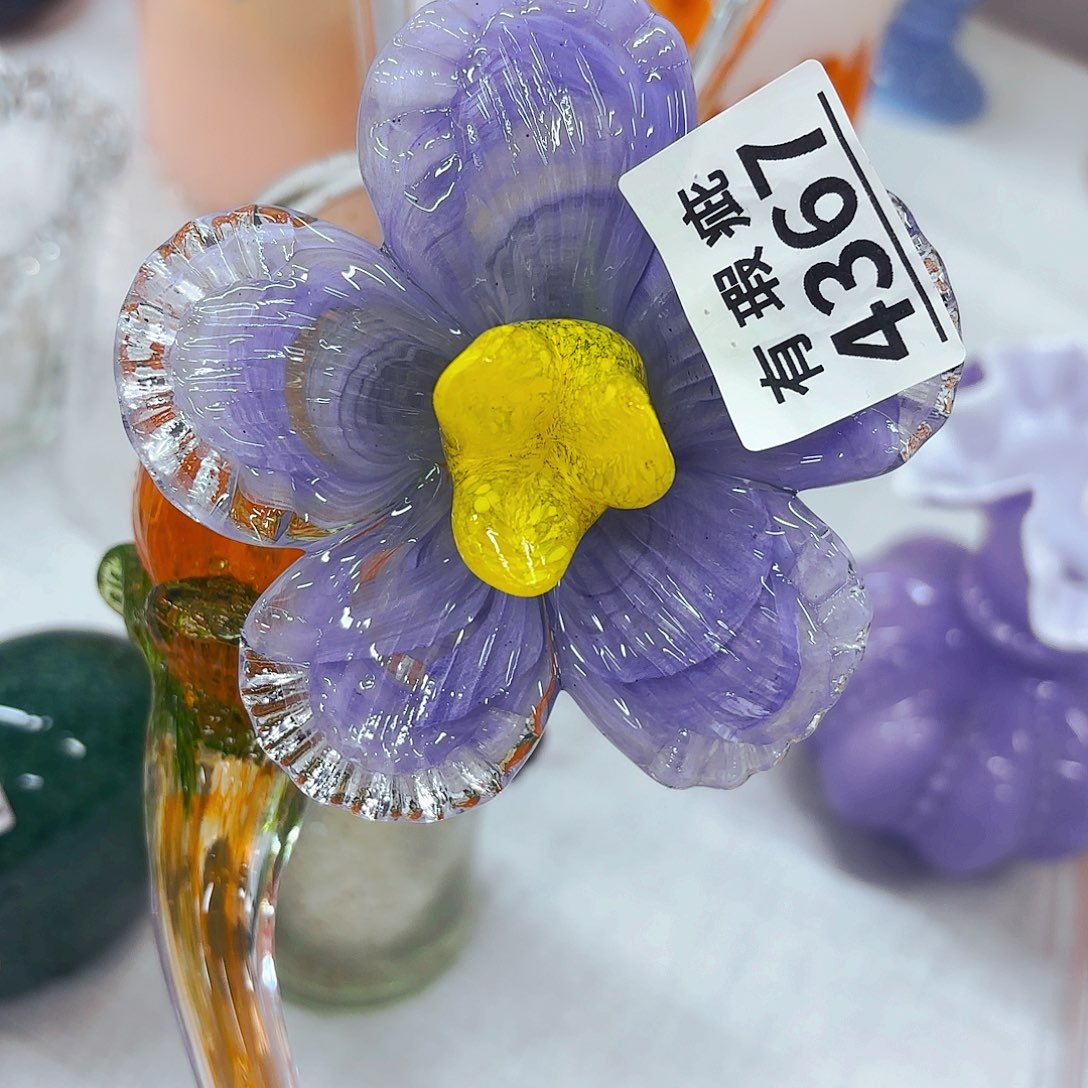 琉璃安妮家居琉璃花瓶摆件