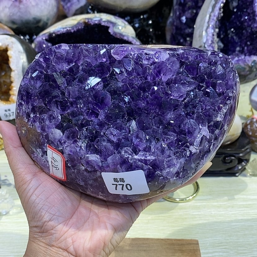 【闪购商品】未镶嵌珠宝半成品紫晶