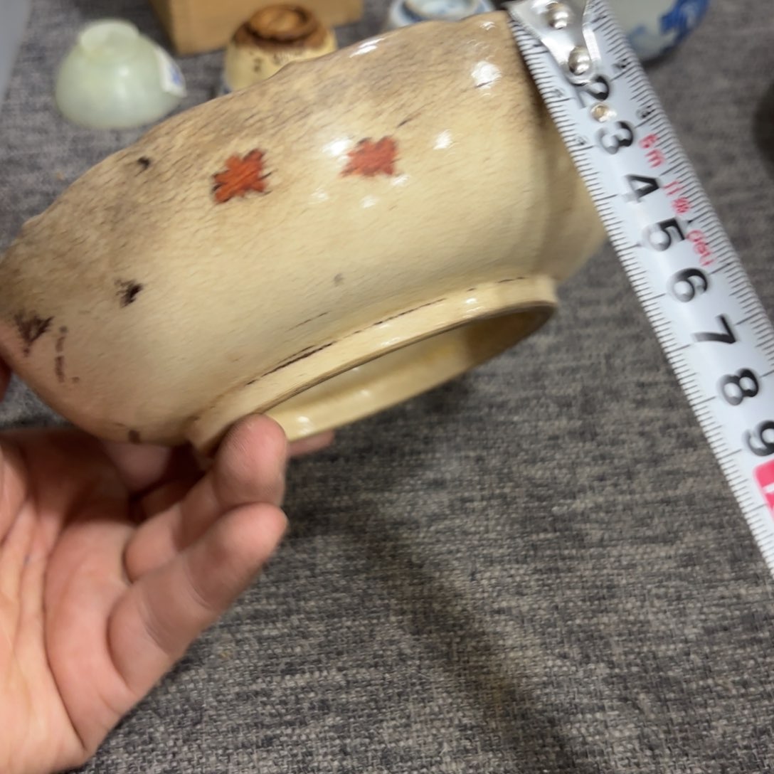 瓷片非常好看的花瓶 