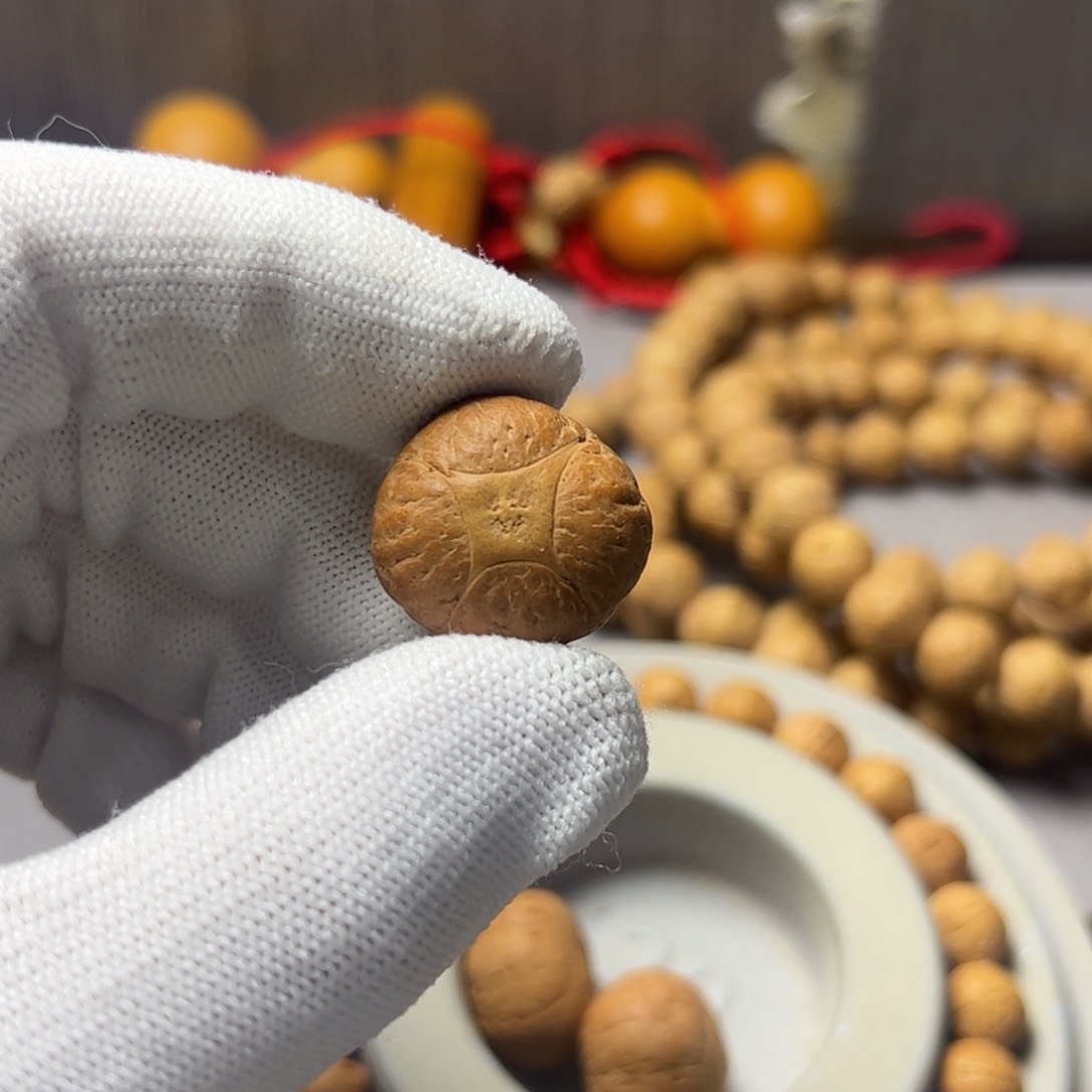 凤眼菩提手串宿*麒麟三通一颗