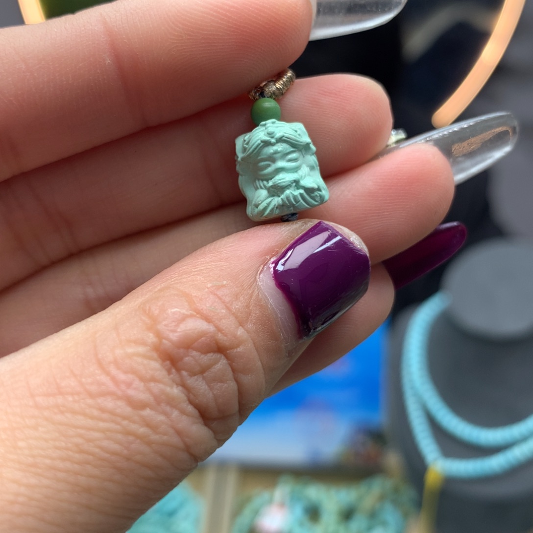 绿松石挂件未镶嵌