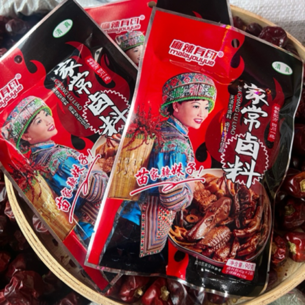 正宗川卤料 味鸭脖卤料包 送辣椒 麻辣辣味