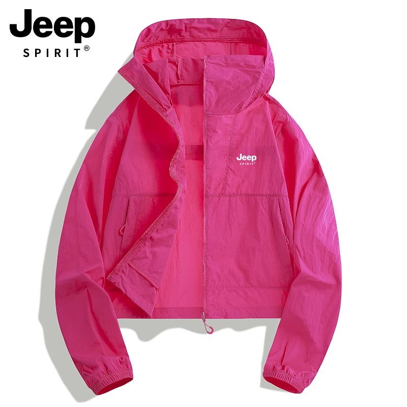 吉普JEEPSPIRIT短款防晒衣女款爆款2026新款正品户外薄款休闲外套