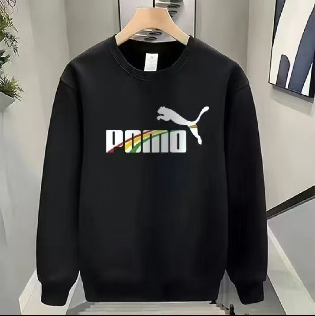 华棉男女同款休闲时尚百搭圆领卫衣