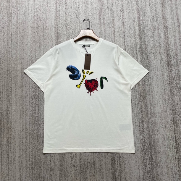 未使用 DIOR/迪奥 联名Travis Scott印花Logo圆领短袖/XL码/5379