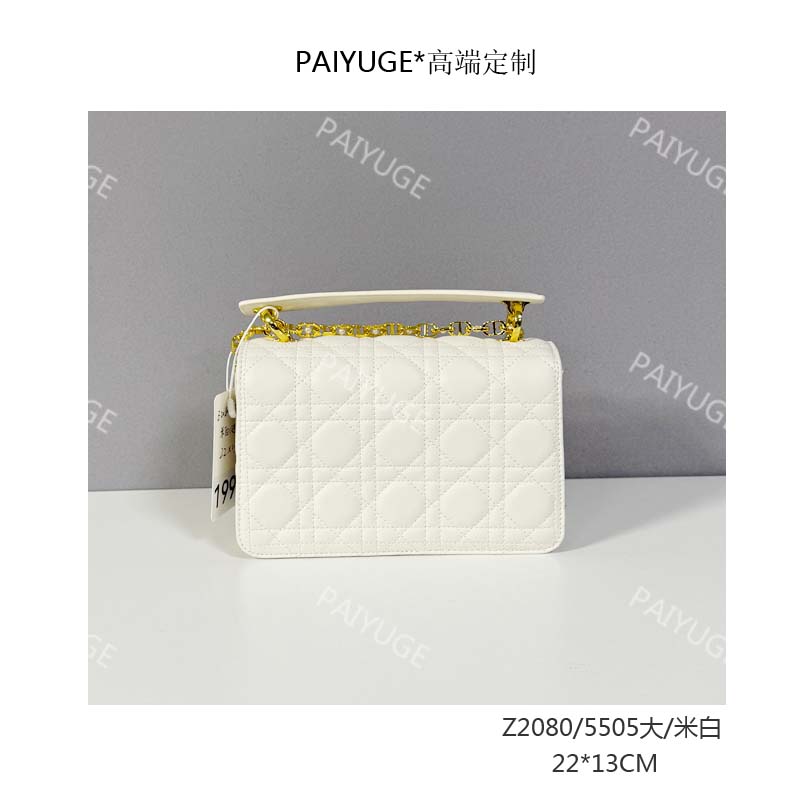 Z2080/5505大/米白 Paiyuge高端订制女士手提单肩包斜挎包 1998