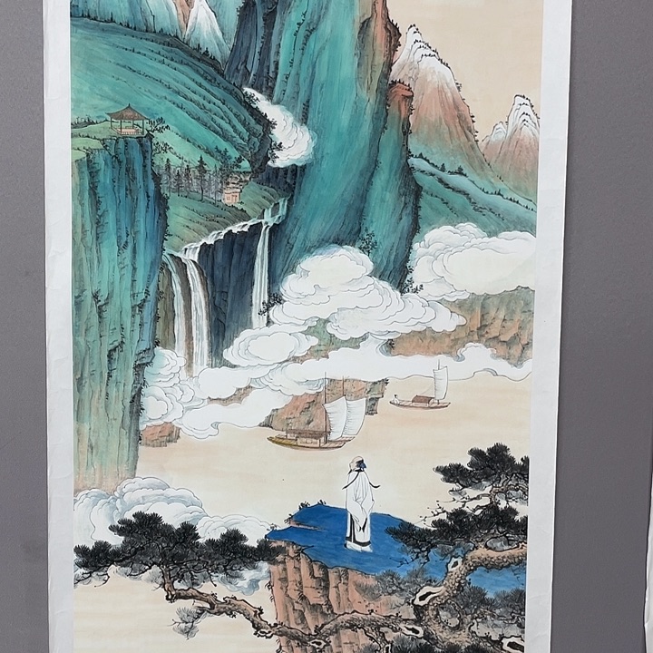 国画纯手绘国画山水画闪购链接