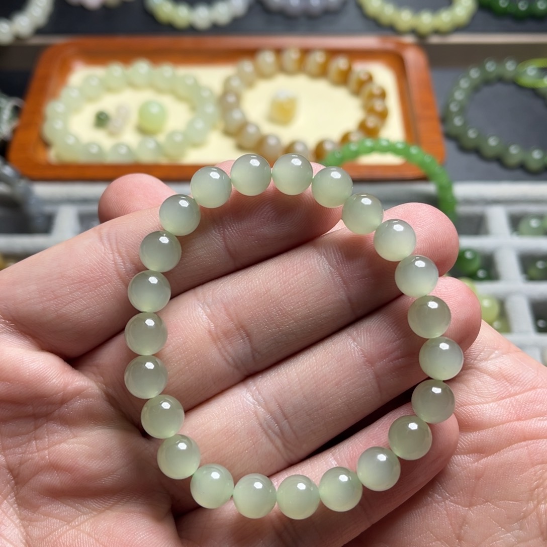 和田玉手链未镶嵌