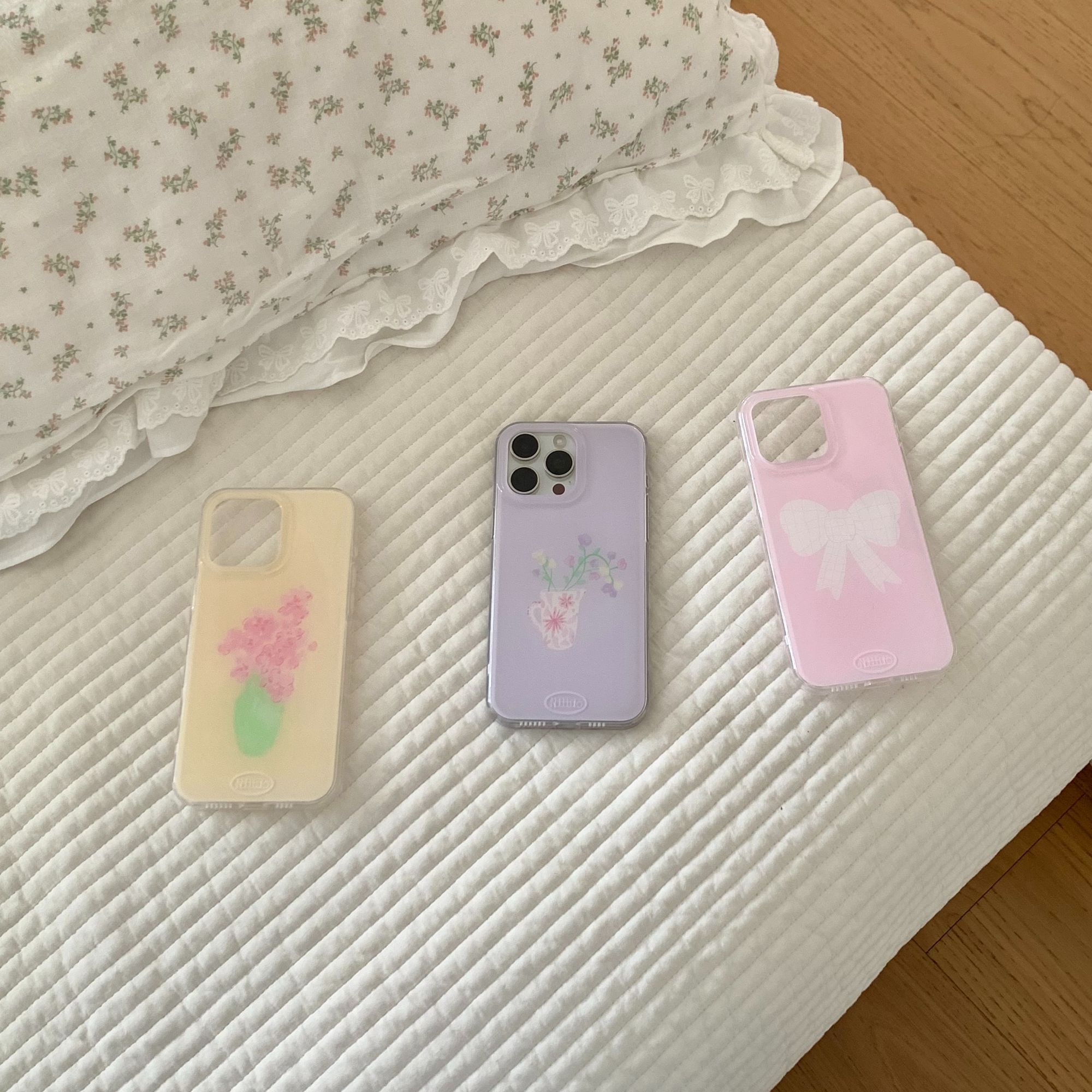 Nott Tuto苹果iphone手机壳手绘蝴蝶结创意花瓶防摔软壳保护套