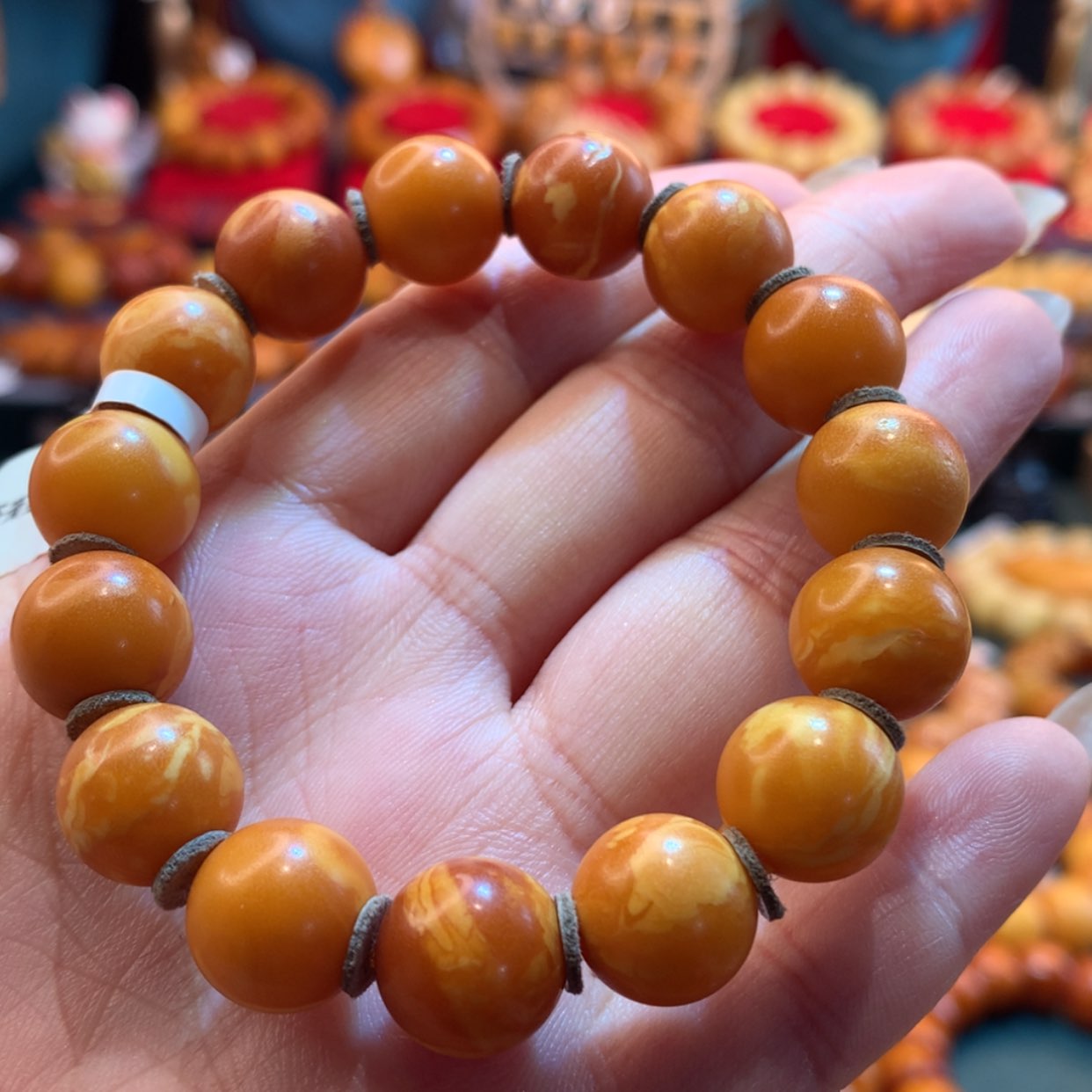 【闪购商品】蜜蜡手串未镶嵌蜜蜡手串