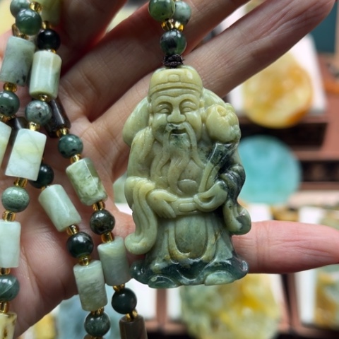 岫玉挂件未镶嵌挂件