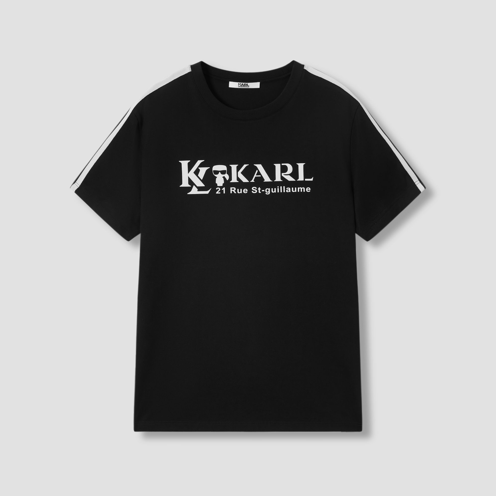 【官方男装】KARLLAGERFELD卡尔拉格斐短袖T恤圆领1K1F30602175